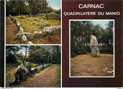56 - Carnac - Alignements Mégalithiques de Carnac - Quadrilatère du Manio - Multivues - CPM - Voir Scans Recto-Verso