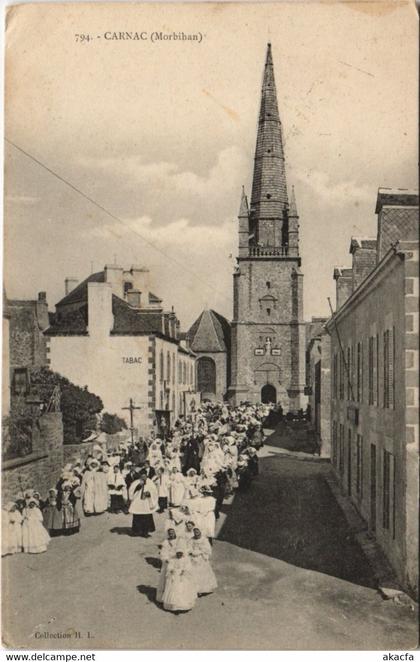 CPA CARNAC Procession (145100)