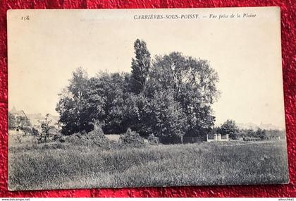 Carrières-sous-Poissy-[78] Yvelines - Carte Postale /CPA : vue prise de la plaine région Île-de-France