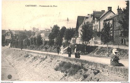 CPA Carte Postale France Carteret  Promenade du Port  VM78469