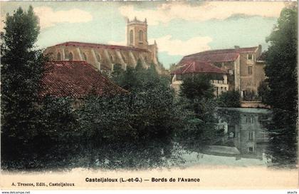 CPA CASTELJALOUX Bords de l'Avance Lot et Garonne (100651)