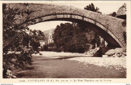 CPA CASTELLANE - Le Pont Napoleon sur le Verdon (143090)