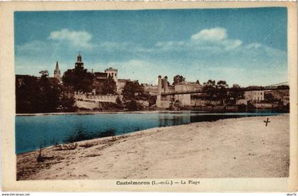 CPA CASTELMORON La Plage (89867)