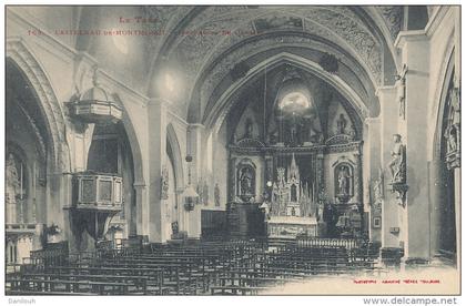 81 // CASTELNAU DE MONTMIRAIL   Intérieur de l'église  168