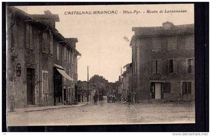 65 - Castelnau-Magnoac - Route de Lannemazan - Coiffeur - RARE !