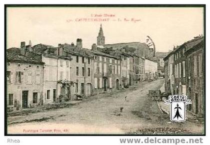 11 Castelnaudary - 570. CASTELNAUDARY - La Rue Riquet - cpa