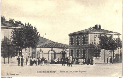 Carte POSTALE Ancienne de CASTELNAUDARY - Caserne Lapasset