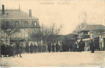 82 - Castelsarrasin - Place du Progrès - Animée - Correspondance - CPA - Voyagée en 1919 - Voir Scans Recto-Verso