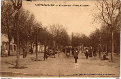 CPA CASTELSARRASIN - Promenade Pierre Flamens (293296)