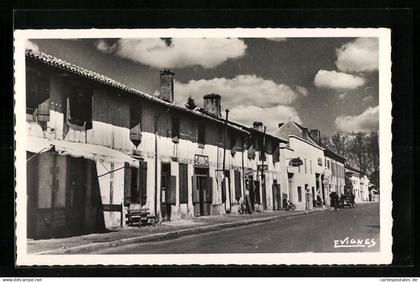 CPA Castets, Route de Bordeaux