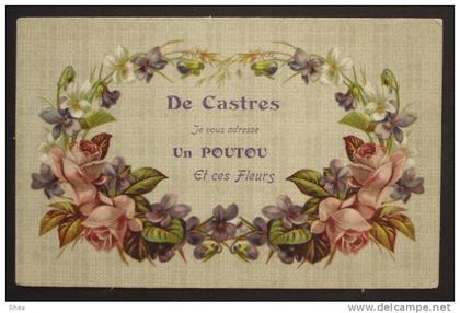 81 Castres fantaisie castres fleurs poutou    D81D  K81065K  C81065C RH016872