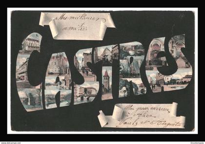 CPA  Carte Postale -France- Castres- Souvenir de Castres 1919 VM41975+