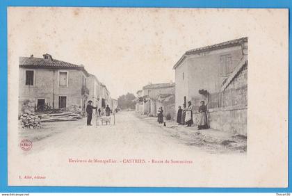 CPA HERAULT (34) - CASTRIES - ROUTE DE SOMMIERES