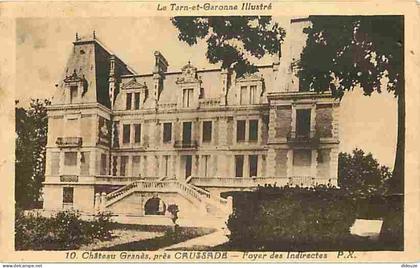 82 - Caussade - Château Granès près Caussade - Foyer des Indirectes - Correspondance - CPA - Voir Scans Recto-Verso