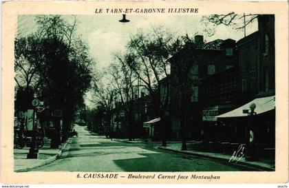 CPA CAUSSADE Boulevard Carnot face MONTAUBAN (89644)