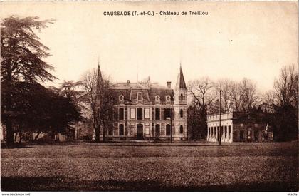 CPA CAUSSADE Chateau de Treillou (89646)