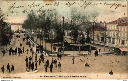 CPA CAUSSADE Le Jardin Public (89749)