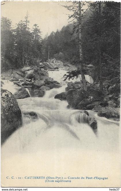 Cauterets - Cascade du Pont d'Espagne (Chute supérieure)