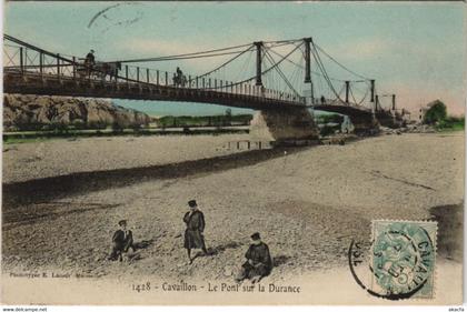 CPA CAVAILLON Le Pont sur la Durance (1086257)