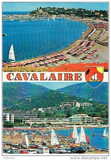 CPM FRANCE 83 VAR CAVALAIRE-SUR-MER - La Plage et le Port - Multivues 1976