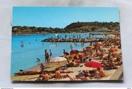 N324, Cpm 1990, Cavalaire sur mer, la plage, Var 83