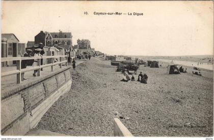 CPA CAYEUX-sur-MER la Digue (807949)