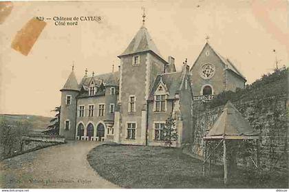 82 - Caylus - Château de Caylus - Coté Nord - Correspondance - Voyagée en 1908 - CPA - Voir Scans Recto-Verso
