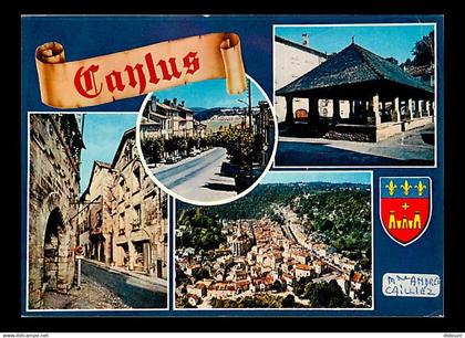 82 - Caylus - Multivues - Blasons - CPM - Voir Scans Recto-Verso