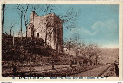 CPA CAYLUS Ruines de la Vieille Tour dite (89758)