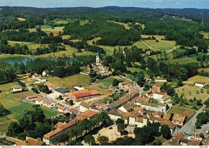 cazals * vue panoramique aérienne sur le village