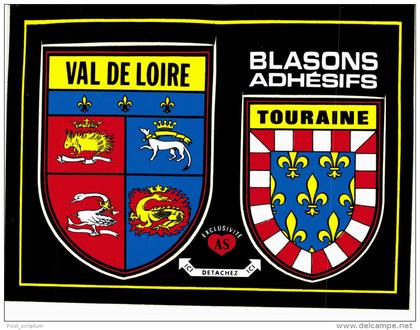 blason adhésif   Val de Loire Touraine
