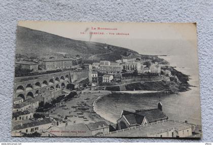H902, Cpa 1912, Cerbère, vue générale, Pyrénées orientales 66