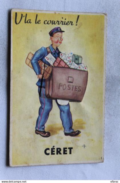 Carte système, Céret v'la le courrier, Pyrénées Orientales 66