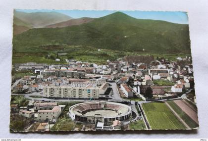 Cpm 1966, Ceret, les arènes et nouveau quartier, Pyrénées orientales 66