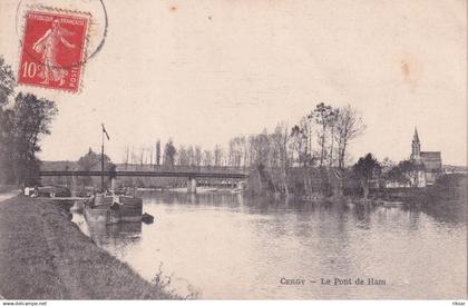 CERGY PONTOISE(BATEAU DE PENICHE)