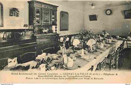 78 - Cernay la Ville - Hotel Restaurant du Grand Courrier - CPA - Voir Scans Recto-Verso