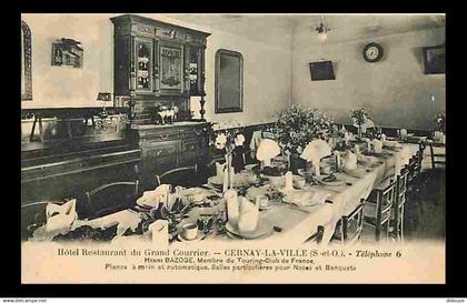 78 - Cernay la Ville - Hotel Restaurant du Grand Courrier - CPA - Voir Scans Recto-Verso