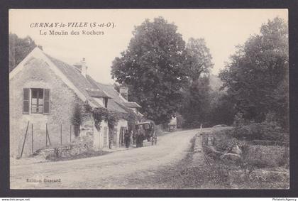 FRANCE, Vintage postcard, Cernay-la-Ville, Le Moulin des Rochers