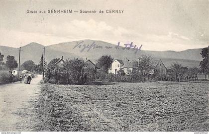 Cernay (68) Souvenir de Cernay Gruss aus Sennheim Entrée du village