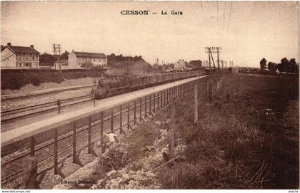 CPA AK CESSON - La Gare (472270)