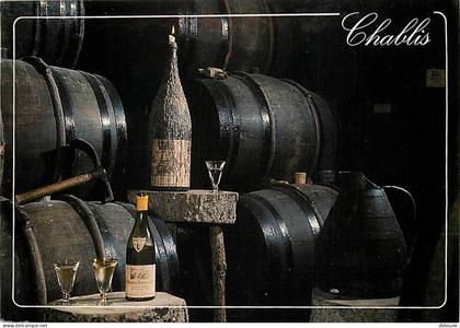 89 - Chablis - Une cave - Bouteilles de vin - Flamme Postale de Chablis - CPM - Voir Scans Recto-Verso
