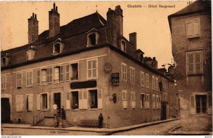 CPA Chablis - Hotel Bergerand FRANCE (960654)