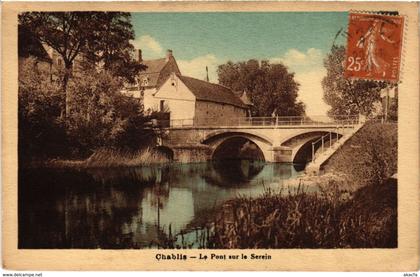 CPA CHABLIS - Le Pont sur le SEREIN (108325)