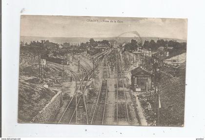 CHAGNY VOIES DE LA GARE 1918