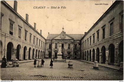 CPA Chagny Hotel de Ville FRANCE (952596)