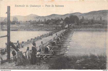 ¤¤   -   Souvenir de CHALAMPE   -  Pont de Bateaux   -   ¤¤