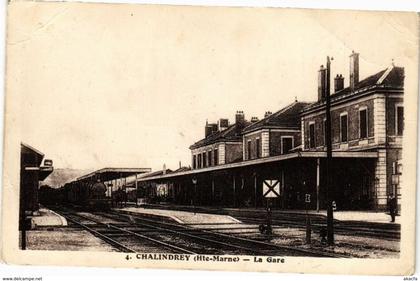 CPA CHALINDREY - La Gare (210191)
