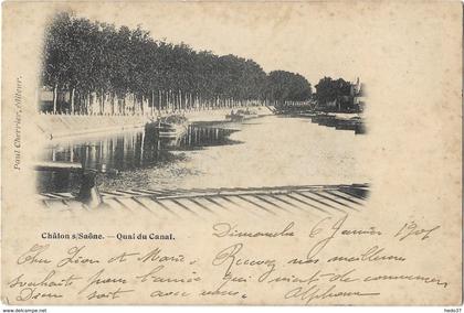 Chalon-sur-Saône - Quai du Canal