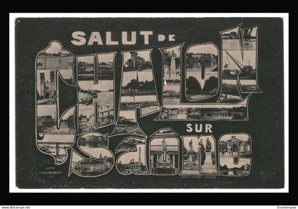 CPA  Carte Postale -France- Chalon sur Saône -Salut de Chalon sur Saône 1912  VM42031+