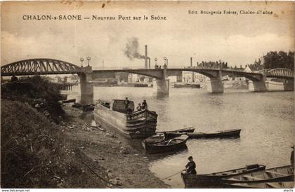 CPA Chalon sur Saone Nouveau Pont sur la Saone FRANCE (952644)